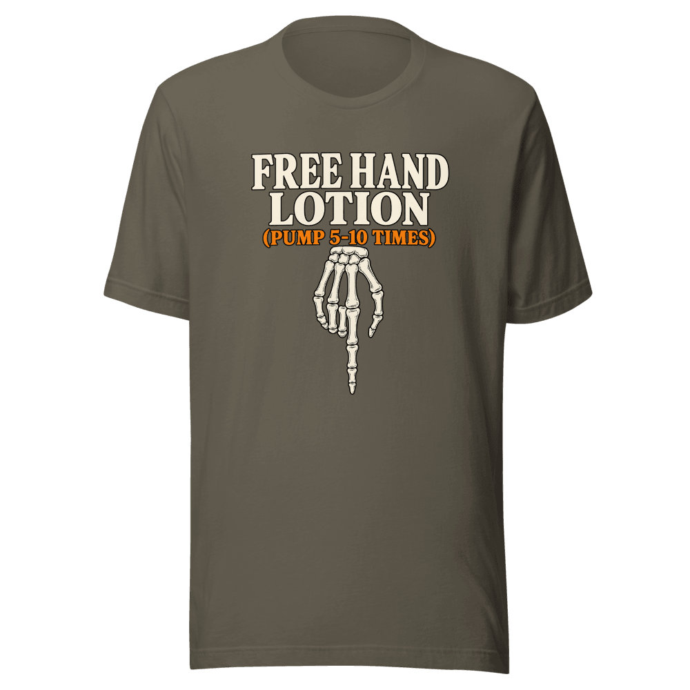 Free Hand Lotion Unisex — Unisex T-Shirt — Front