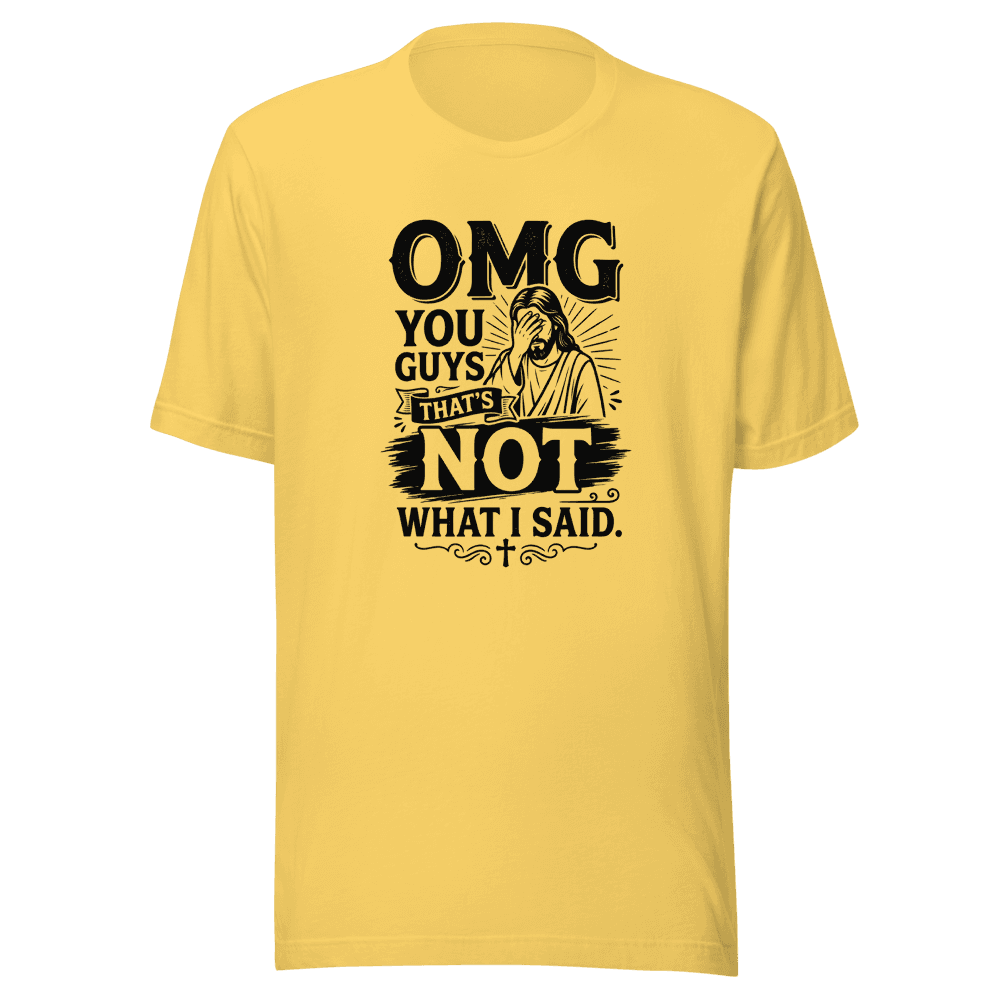 OMG Jesus — Unisex T-Shirt — Front