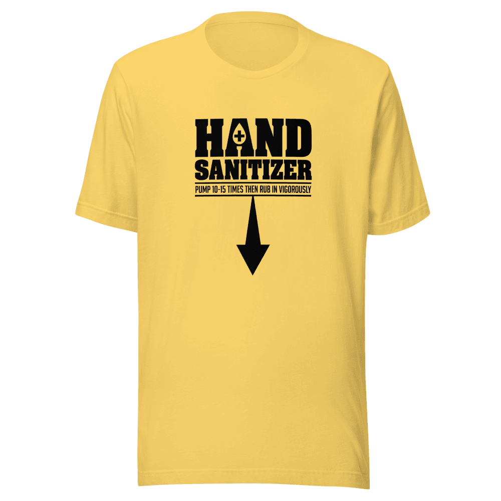 Hand Sanitizer Unisex — Unisex T-Shirt — Front
