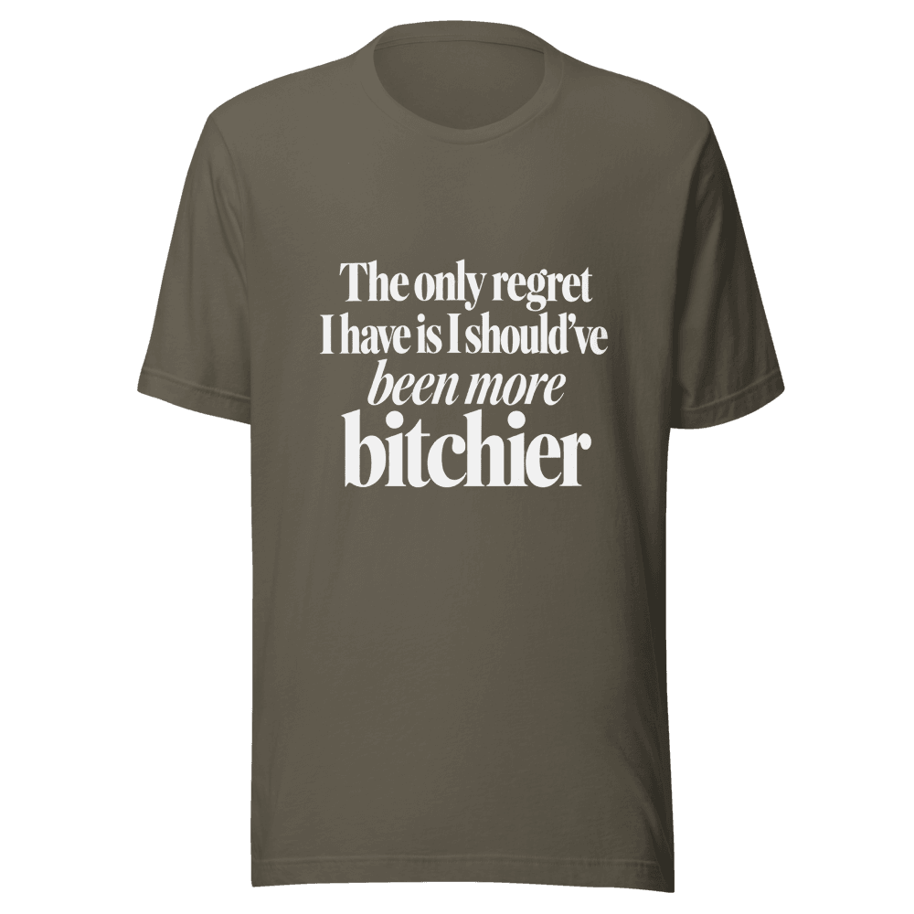 The Only Regret — Unisex T-Shirt — Front