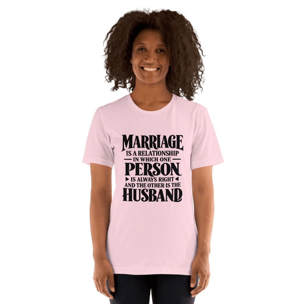 Marriage — Unisex T-Shirt — Front
