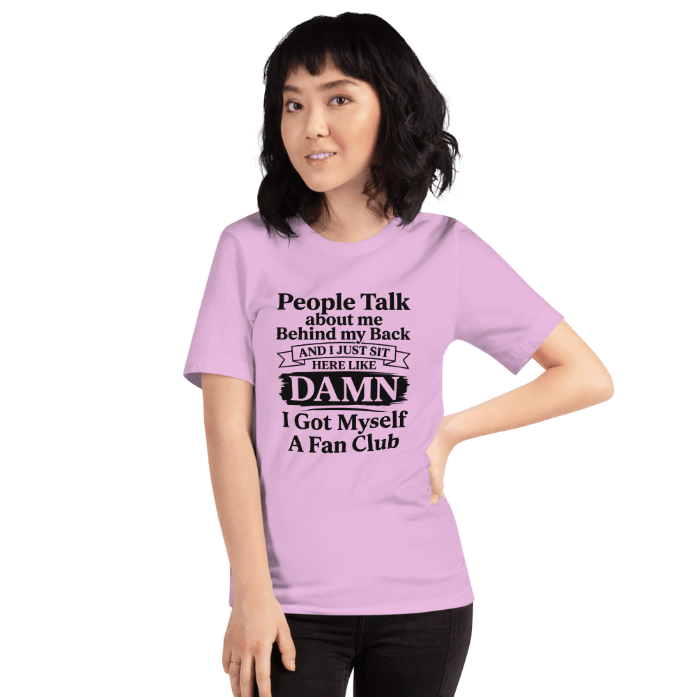 People Talk About Me — Unisex T-Shirt — Front