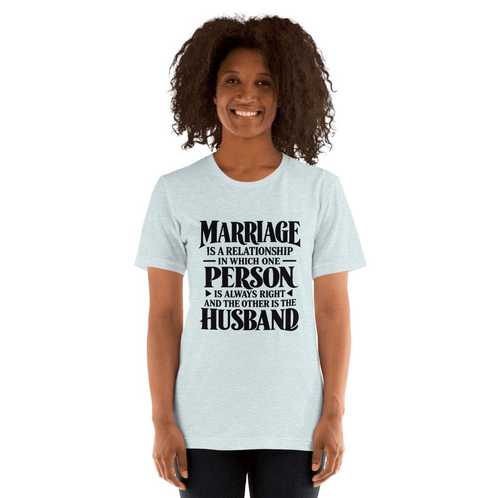 Marriage — Unisex T-Shirt — Front