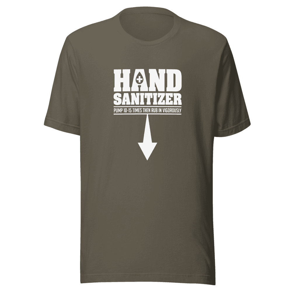 Hand Sanitizer Unisex — Unisex T-Shirt — Front
