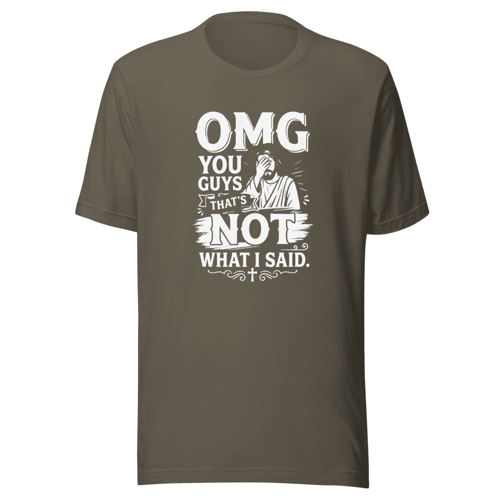 OMG Jesus — Unisex T-Shirt — Front