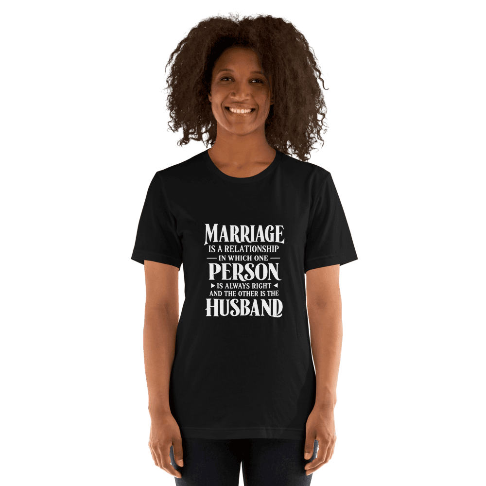 Marriage — Unisex T-Shirt — Front