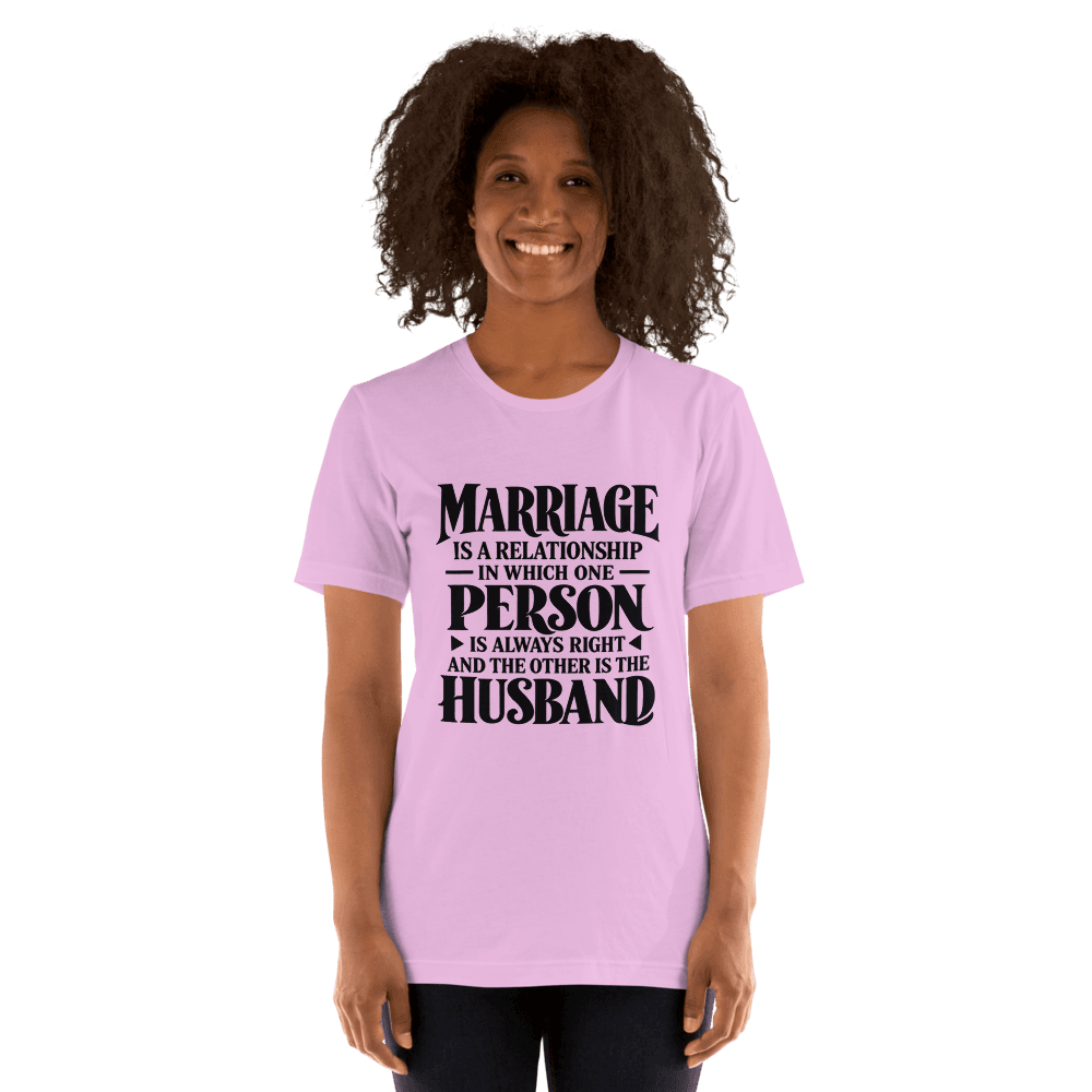 Marriage — Unisex T-Shirt — Front