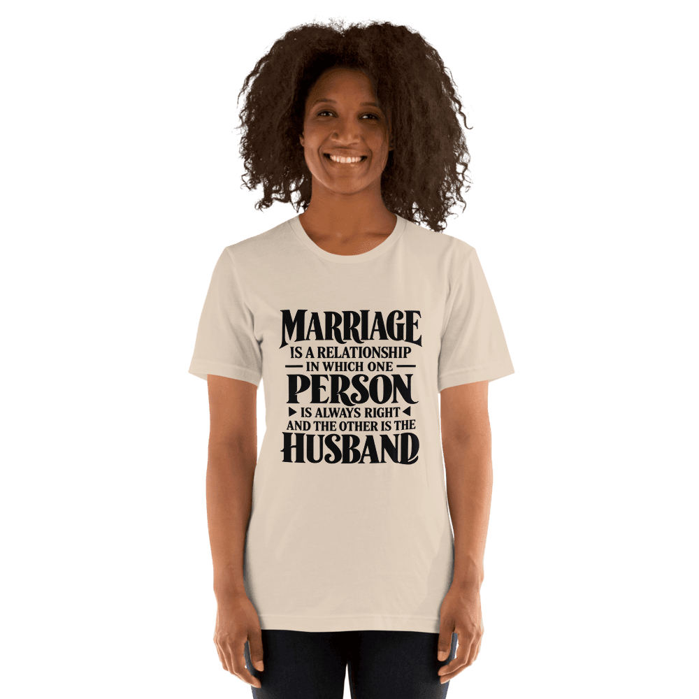 Marriage — Unisex T-Shirt — Front