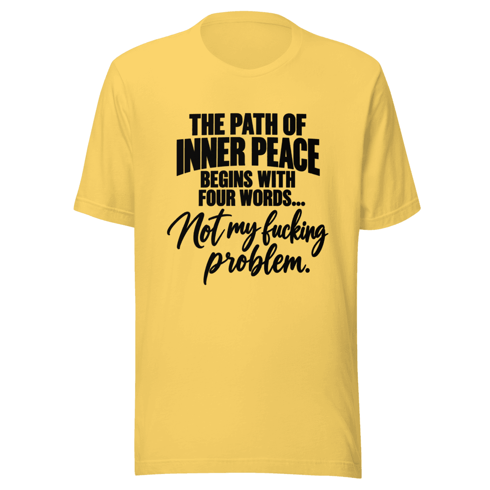 The Path Of Inner Peace — Unisex T-Shirt — Front