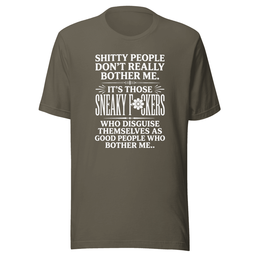 Shitty People Don't Really Unisex — Unisex T-Shirt — Front