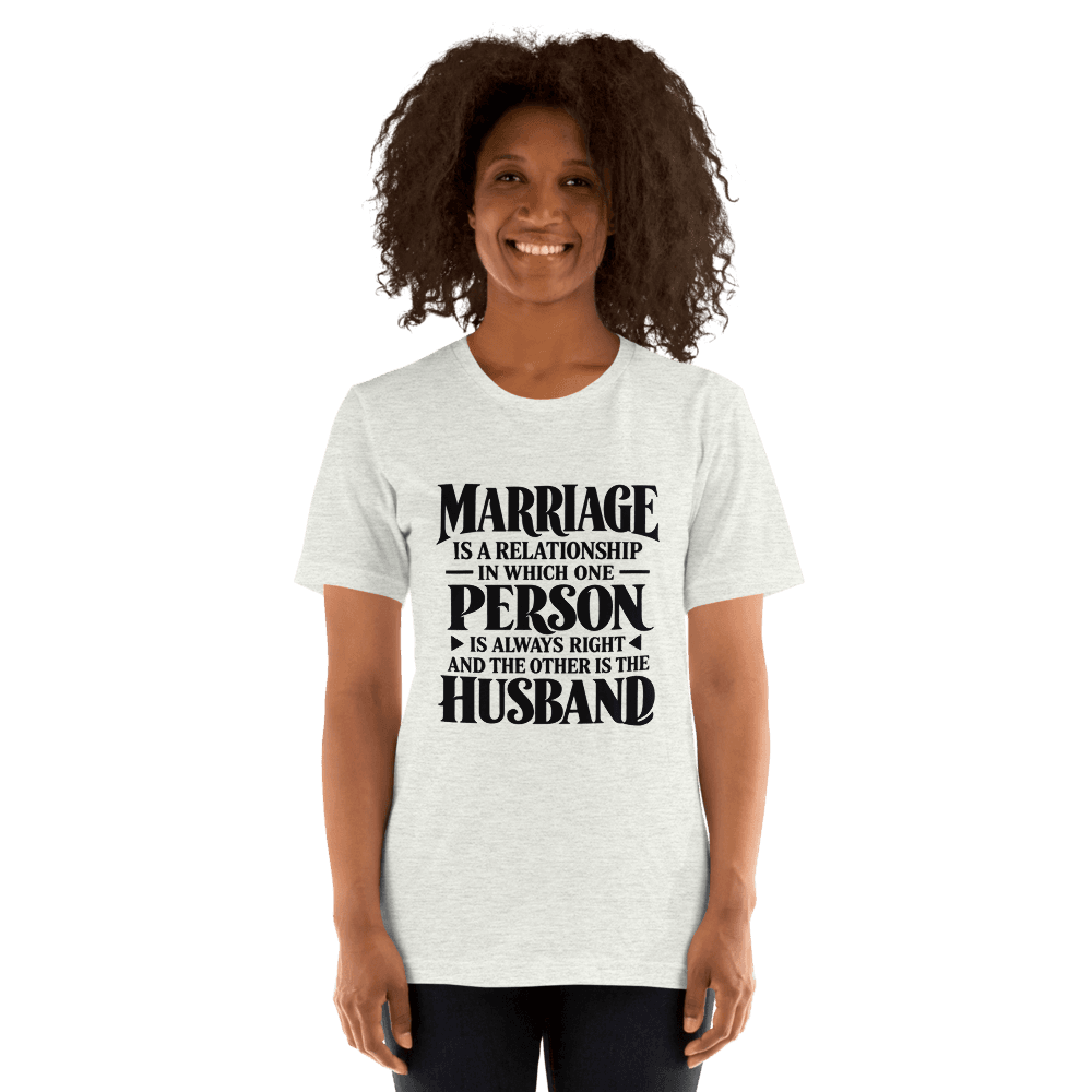 Marriage — Unisex T-Shirt — Front