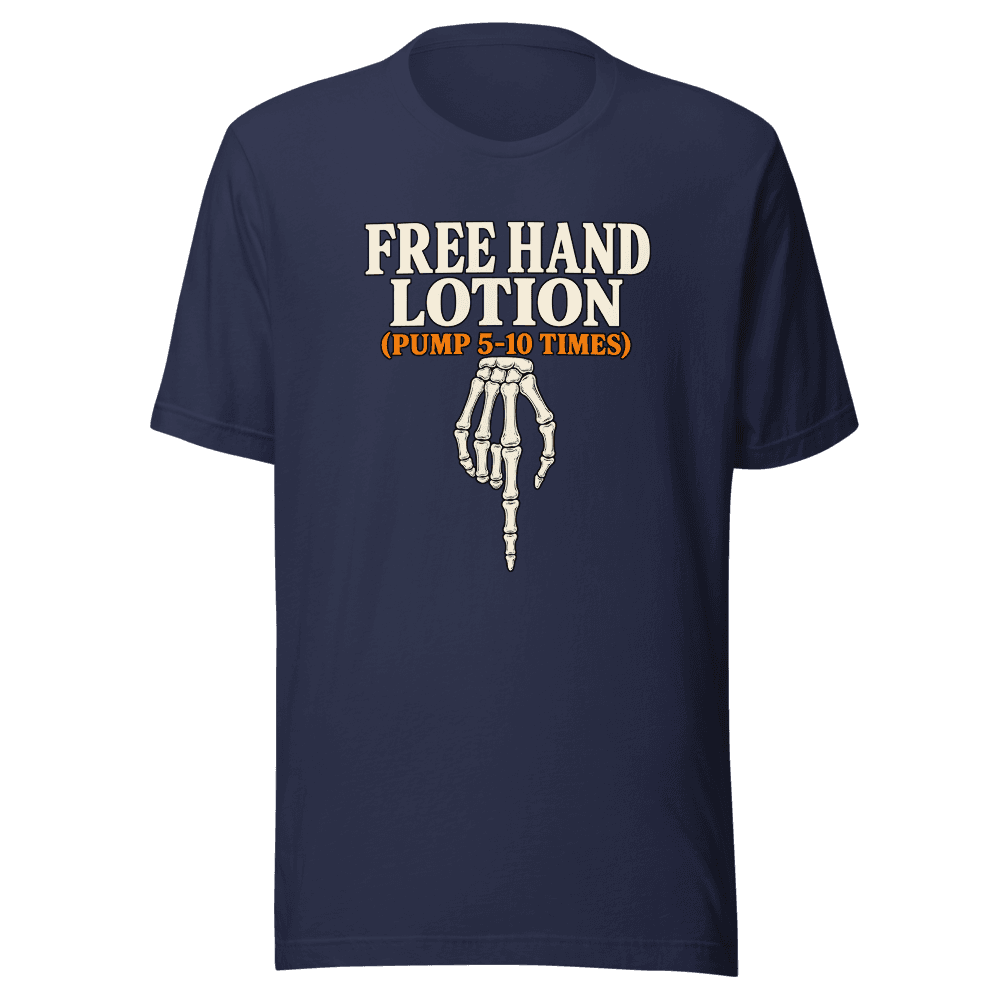 Free Hand Lotion Unisex — Unisex T-Shirt — Front