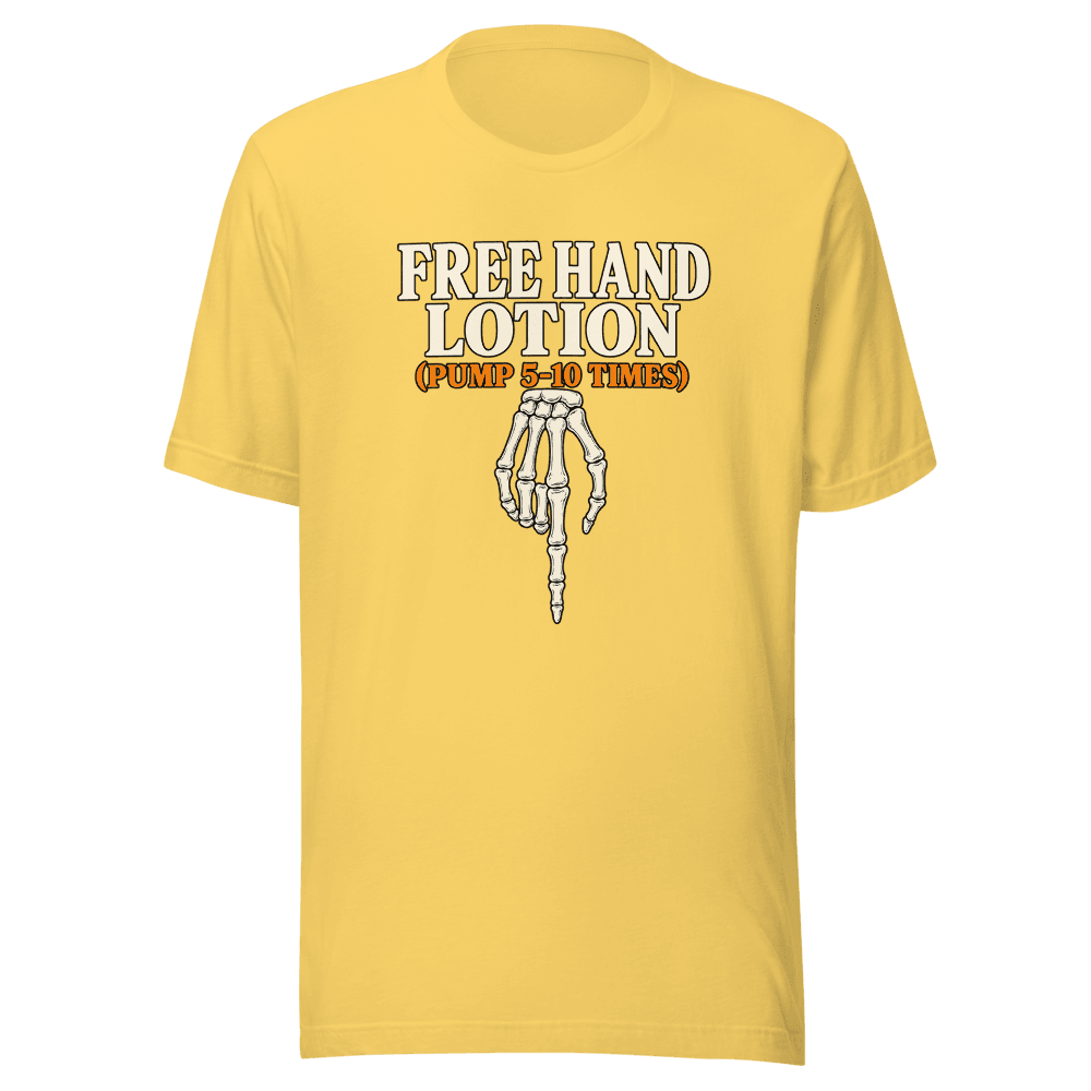Free Hand Lotion Unisex — Unisex T-Shirt — Front