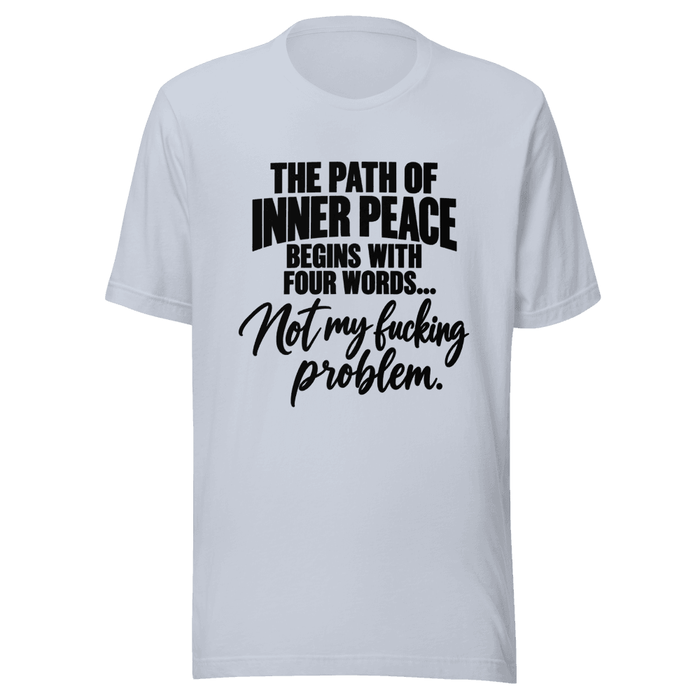 The Path Of Inner Peace — Unisex T-Shirt — Front