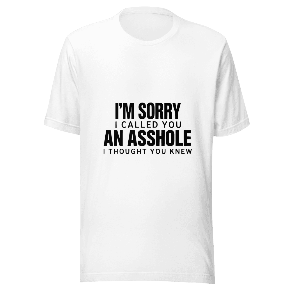 I'AM SORRY I CALLED YOU